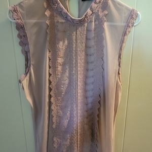 Womens Apt 9 Dusty Pink Sheer Top Tank Camisole - Size XL